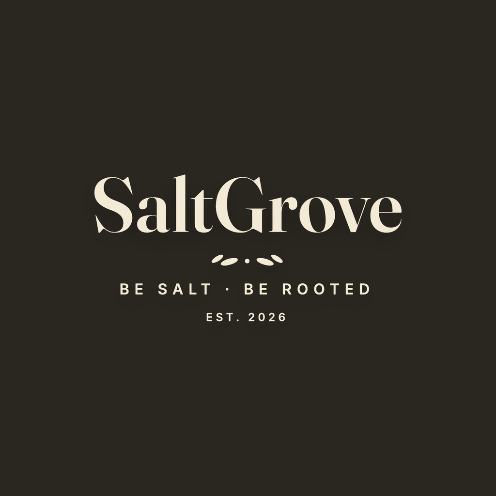 SaltGrove Wordmark Sticker — White