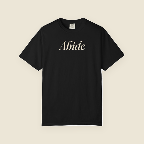 Abide Tee front